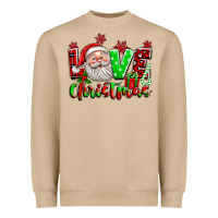 Mushroom love christmas santa Heavyweight Sweatshirt - texasbilliewilder