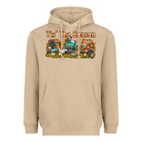 Mushroom thanksgiving tis' the season with trucks bbs Heavyweight Hoodie - BundleAndBundleShop
