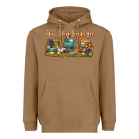Toasted Coconut thanksgiving tis' the season with trucks bbs Heavyweight Hoodie - BundleAndBundleShop