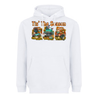 White thanksgiving tis' the season with trucks bbs Heavyweight Hoodie - BundleAndBundleShop