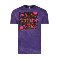 Cloud Purple cheer mom party Vintage Tee - LillyAllenDesigns