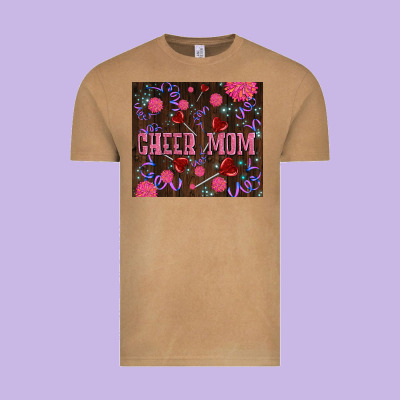Cheer Mom Party Vintage Tee Designed By Lillyallendesigns