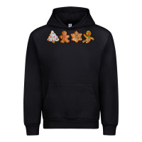 Black christmas cookies Urban Hoodie - LillyAllenDesigns