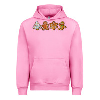 Fuchsia Pink christmas cookies Urban Hoodie - LillyAllenDesigns