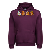 Mauve Wine christmas cookies Urban Hoodie - LillyAllenDesigns