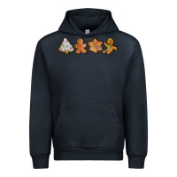Navy christmas cookies Urban Hoodie - LillyAllenDesigns