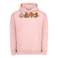 Pigment Salmon christmas cookies Urban Hoodie - LillyAllenDesigns
