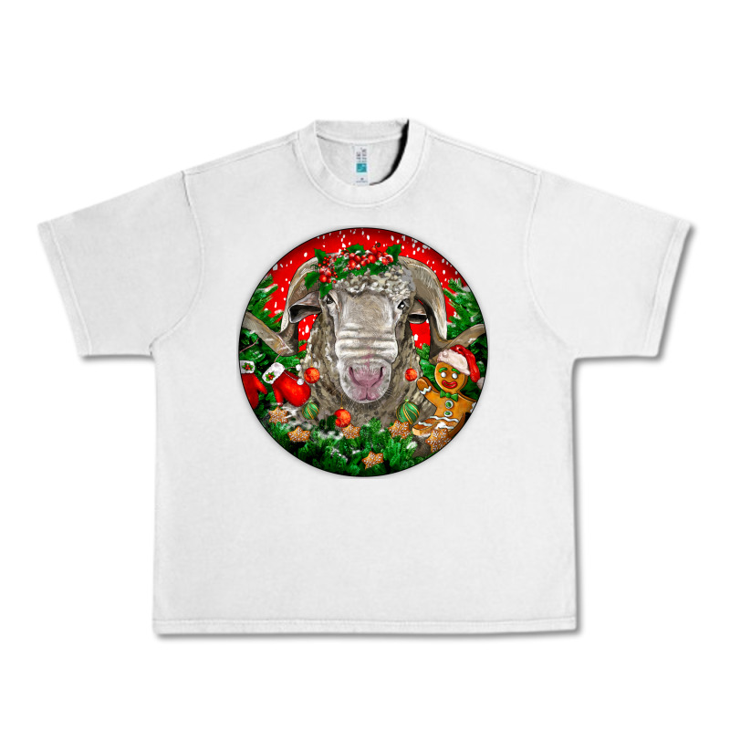 Christmas Rambouillet Sheep Urban Heavy Tee by LillyAllenDesigns | Teevron