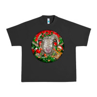 Pigment Black christmas rambouillet sheep Urban Heavy Tee - LillyAllenDesigns