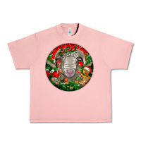 Salmon christmas rambouillet sheep Urban Heavy Tee - LillyAllenDesigns