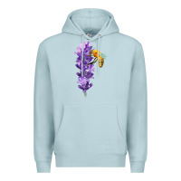 Blue Mist honey bee with lavender fa element Premium Hoodie - FaDigitalArtStudio