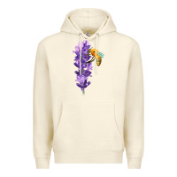 Sandshell honey bee with lavender fa element Premium Hoodie - FaDigitalArtStudio