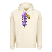 Tofu honey bee with lavender fa element Premium Hoodie - FaDigitalArtStudio