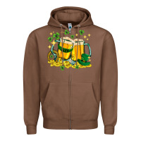 Chestnut St. Patrick's Day beer Zipper Hoodie - HowdyJamesFarm