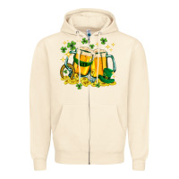 Sandshell St. Patrick's Day beer Zipper Hoodie - HowdyJamesFarm