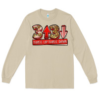 Mushroom three up three down baseball Long Sleeve Tee - Jasminsmagicworld