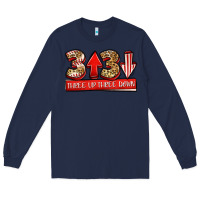 Navy three up three down baseball Long Sleeve Tee - Jasminsmagicworld