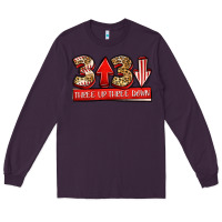 Plum three up three down baseball Long Sleeve Tee - Jasminsmagicworld