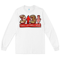 White three up three down baseball Long Sleeve Tee - Jasminsmagicworld