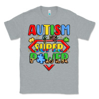 Heather Grey autism is my superpower Classic Tee - LillyAllenDesigns