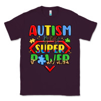Plum autism is my superpower Classic Tee - LillyAllenDesigns
