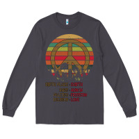Smoke Birthplace Earth Race Human Peace Sign Hippie Long Sleeve Tee - Bettercallsaul