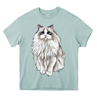 Arona Ragdoll Cat Heavy Core Tee - LillyAllenDesigns