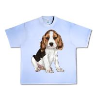 Grape Ice beagle puppy Urban Heavy Tee - LillyAllenDesigns