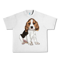 Lunar Rock beagle puppy Urban Heavy Tee - LillyAllenDesigns