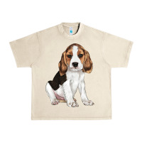 Sandshell beagle puppy Urban Heavy Tee - LillyAllenDesigns