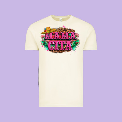Vibrant Fiesta Typography Vintage Tee Designed By Lillyallendesigns