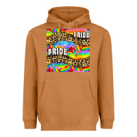 Meerkat Pride lgbtq leopard with love and rainbow seamless Heavyweight Hoodie - BundleAndBundleShop