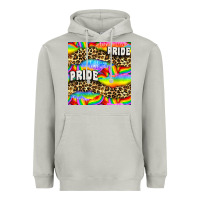 Moon Dust Pride lgbtq leopard with love and rainbow seamless Heavyweight Hoodie - BundleAndBundleShop