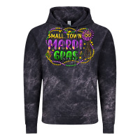 Cloud Black small town mardi gras Vintage Hoodie - LillyAllenDesigns