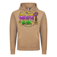 Vintage Coffee small town mardi gras Vintage Hoodie - LillyAllenDesigns