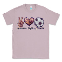 Lilac peace love soccer Classic Tee - JahusDesignShop
