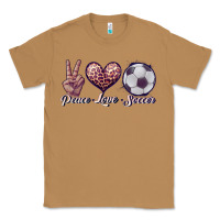 Toasted Coconut peace love soccer Classic Tee - JahusDesignShop