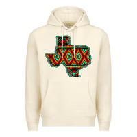 Sandshell Texas Map With Aztec Background Premium Hoodie - JahusDesignShop