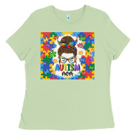 Matcha autism mom Ladies Tee - MaliasSmallBusiness