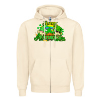 Sandshell St. Patrick's Day gnomes Zipper Hoodie - HowdyJamesFarm