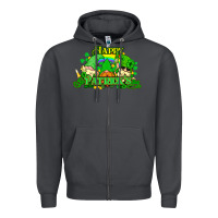 Smoke St. Patrick's Day gnomes Zipper Hoodie - HowdyJamesFarm