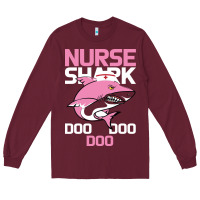 Burgundy Nurse Shark Doo Doo Doo Long Sleeve Tee - Bettercallsaul