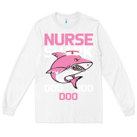 White Nurse Shark Doo Doo Doo Long Sleeve Tee - Bettercallsaul