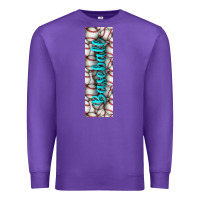 Purple softball and baseball pen wraps Premium Sweatshirt - BundleAndBundleShop