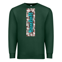 Sports Green softball and baseball pen wraps Premium Sweatshirt - BundleAndBundleShop