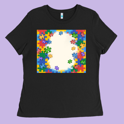 Autism Ladies Tee Designed By Maliassmallbusiness