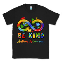Black be kind autism awareness infinity symbol Classic Tee - LillyAllenDesigns