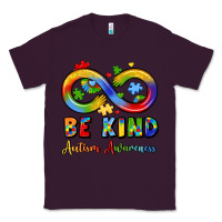 Plum be kind autism awareness infinity symbol Classic Tee - LillyAllenDesigns