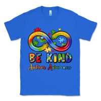 True Royal be kind autism awareness infinity symbol Classic Tee - LillyAllenDesigns