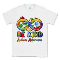 White be kind autism awareness infinity symbol Classic Tee - LillyAllenDesigns
